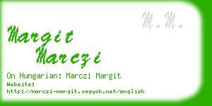 margit marczi business card